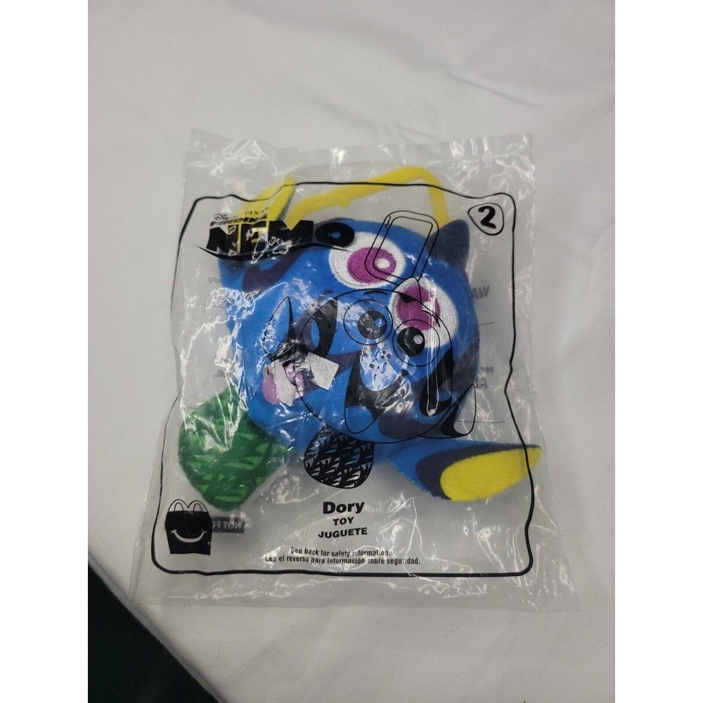 McDonald’s Happy Meal Toy (2020) Finding Nemo DORY 2 Plush Disney Pixar Sealed